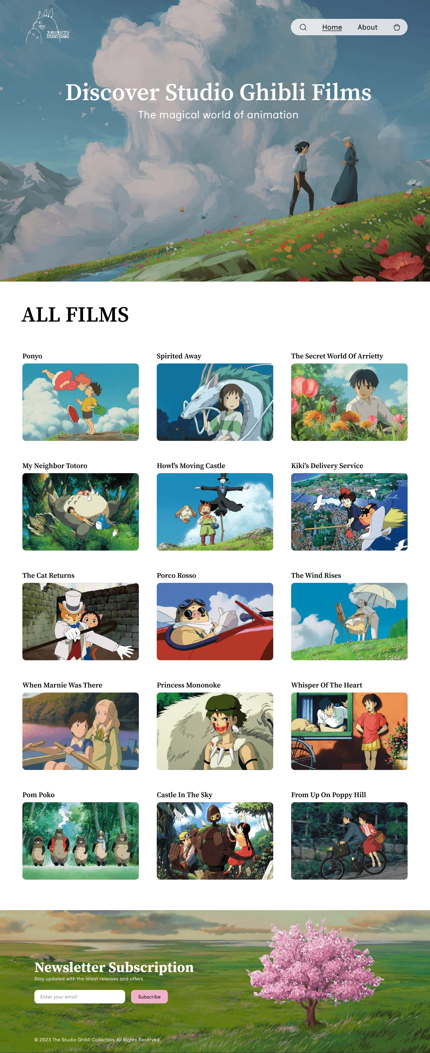 Studio Ghibli primary typeface